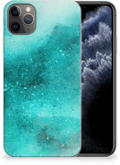 B2Ctelecom iPhone 11 Pro Max Hoesje maken Painting Blue