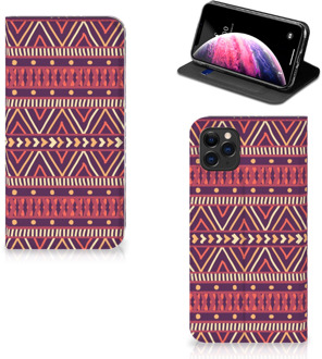 B2Ctelecom iPhone 11 Pro Max Hoesje met Magneet Aztec Purple