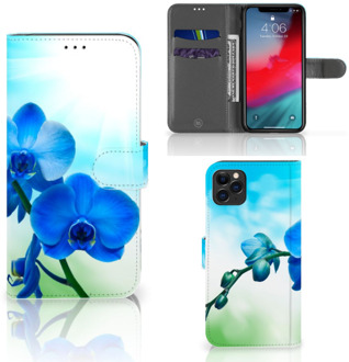 B2Ctelecom iPhone 11 Pro Max Hoesje Orchidee Blauw