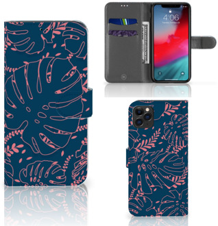 B2Ctelecom iPhone 11 Pro Max Hoesje Palm Leaves