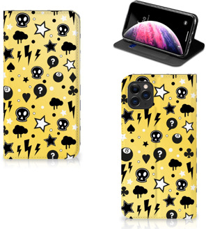 B2Ctelecom iPhone 11 Pro Max Mobiel BookCase Punk Yellow