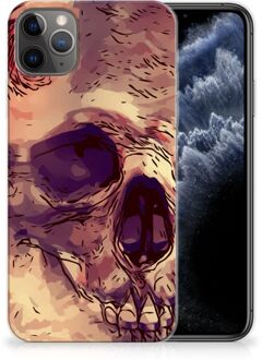 B2Ctelecom iPhone 11 Pro Max Silicone Back Case Skullhead