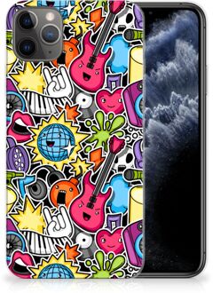 B2Ctelecom iPhone 11 Pro Max Silicone Back Cover Punk Rock