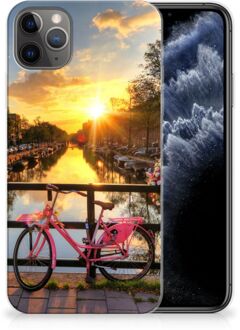 B2Ctelecom iPhone 11 Pro Max Siliconen Back Cover Amsterdamse Grachten