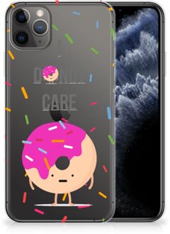 B2Ctelecom iPhone 11 Pro Max Siliconen Case Donut Roze