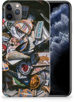 B2Ctelecom iPhone 11 Pro Max Siliconen Hoesje met foto Badges