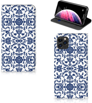 B2Ctelecom iPhone 11 Pro Max Smart Cover Flower Blue