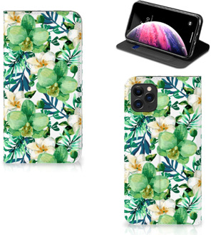 B2Ctelecom iPhone 11 Pro Max Smart Cover Orchidee Groen