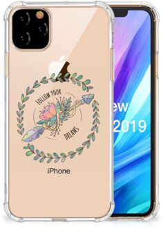 B2Ctelecom iPhone 11 Pro Max Stevige Bumper Hoesje Boho Dreams