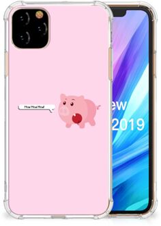 B2Ctelecom iPhone 11 Pro Max Stevige Bumper Hoesje Pig Mud