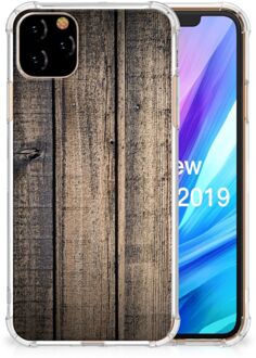 B2Ctelecom iPhone 11 Pro Max Stevige Telefoonhoesje Steigerhout