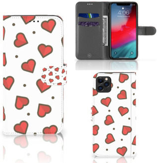 B2Ctelecom iPhone 11 Pro Max Telefoon Hoesje Hearts