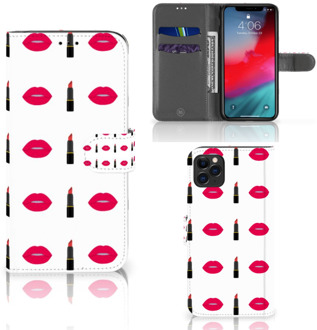 B2Ctelecom iPhone 11 Pro Max Telefoon Hoesje Lipstick Kiss