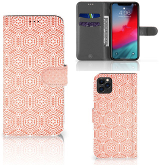 B2Ctelecom iPhone 11 Pro Max Telefoon Hoesje Pattern Orange