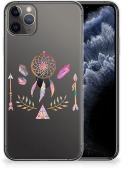 B2Ctelecom iPhone 11 Pro Max Telefoonhoesje met Naam Boho Dreamcatcher