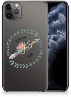 B2Ctelecom iPhone 11 Pro Max Telefoonhoesje met Naam Boho Dreams