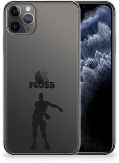 B2Ctelecom iPhone 11 Pro Max Telefoonhoesje met Naam Floss