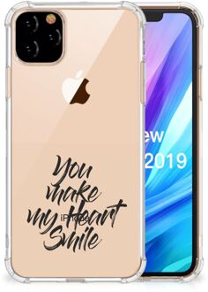 B2Ctelecom iPhone 11 Pro Max Telefoonhoesje met tekst Heart Smile