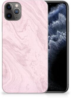 B2Ctelecom iPhone 11 Pro Max TPU Siliconen Hoesje Marble Roze