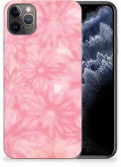 B2Ctelecom iPhone 11 Pro Max TPU Siliconen Hoesje Spring Flowers