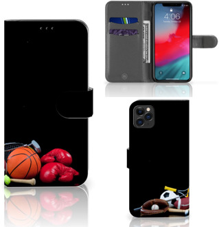 B2Ctelecom iPhone 11 Pro Max Wallet Case met Pasjes Sports