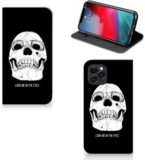 B2Ctelecom iPhone 11 Pro Mobiel BookCase Skull Eyes