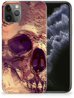 B2Ctelecom iPhone 11 Pro Silicone Back Case Skullhead