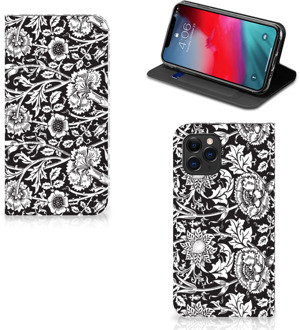 B2Ctelecom iPhone 11 Pro Smart Cover Black Flowers