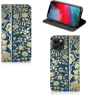 B2Ctelecom iPhone 11 Pro Smart Cover Golden Flowers