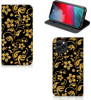 B2Ctelecom iPhone 11 Pro Smart Cover Gouden Bloemen