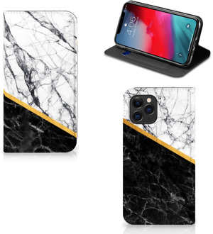 B2Ctelecom iPhone 11 Pro Standcase Marble White Black