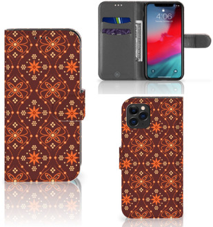 B2Ctelecom iPhone 11 Pro Telefoon Hoesje Batik Brown