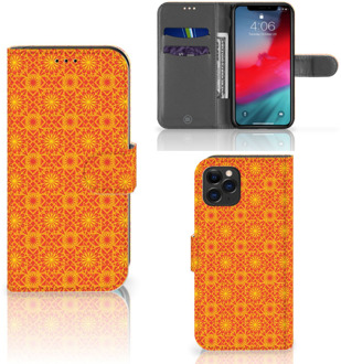 B2Ctelecom iPhone 11 Pro Telefoon Hoesje Batik Orange