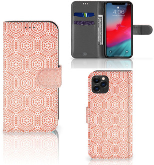 B2Ctelecom iPhone 11 Pro Telefoon Hoesje Pattern Orange