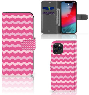 B2Ctelecom iPhone 11 Pro Telefoon Hoesje Waves Pink