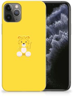 B2Ctelecom iPhone 11 Pro Telefoonhoesje met Naam Baby Leopard