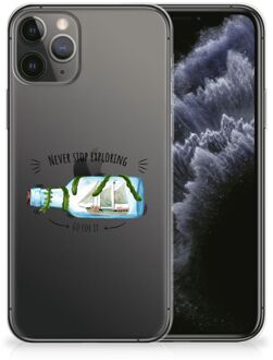 B2Ctelecom iPhone 11 Pro Telefoonhoesje met Naam Boho Bottle