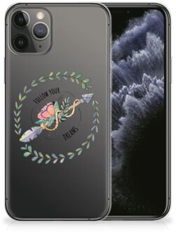 B2Ctelecom iPhone 11 Pro Telefoonhoesje met Naam Boho Dreams