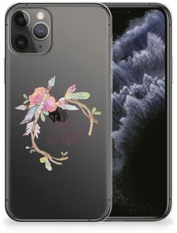 B2Ctelecom iPhone 11 Pro Telefoonhoesje met Naam Boho Text