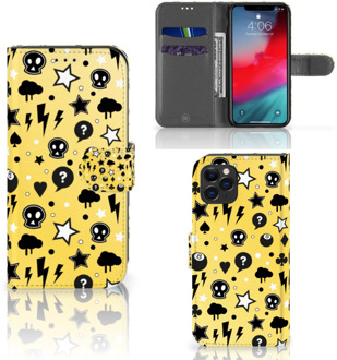 B2Ctelecom iPhone 11 Pro Telefoonhoesje met Naam Punk Yellow