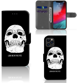 B2Ctelecom iPhone 11 Pro Telefoonhoesje met Naam Skull Eyes