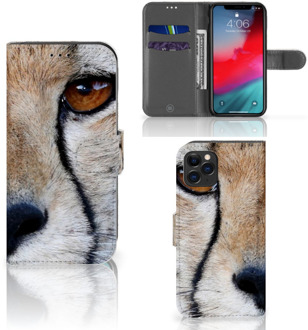 B2Ctelecom iPhone 11 Pro Telefoonhoesje met Pasjes Cheetah