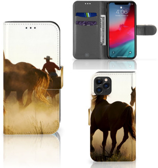 B2Ctelecom iPhone 11 Pro Telefoonhoesje met Pasjes Design Cowboy