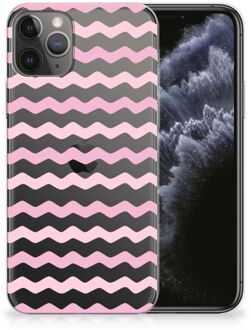 B2Ctelecom iPhone 11 Pro TPU bumper Waves Roze