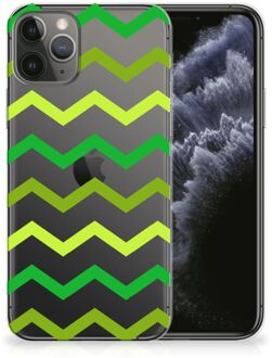 B2Ctelecom iPhone 11 Pro TPU bumper Zigzag Groen