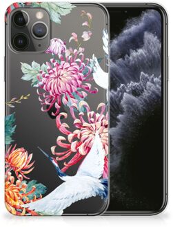 B2Ctelecom iPhone 11 Pro TPU Hoesje Bird Flowers