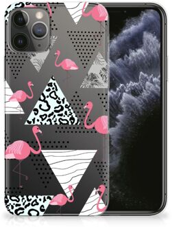 B2Ctelecom iPhone 11 Pro TPU Hoesje Flamingo Triangle