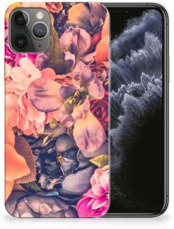 B2Ctelecom iPhone 11 Pro TPU Siliconen Hoesje Bosje Bloemen