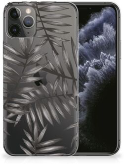 B2Ctelecom iPhone 11 Pro TPU Siliconen Hoesje Leaves Grey