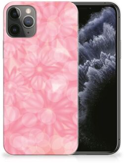 B2Ctelecom iPhone 11 Pro TPU Siliconen Hoesje Spring Flowers